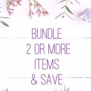 BUNDLE 2 or More Items and Receive 15% Off Your Purchase 😃🤑